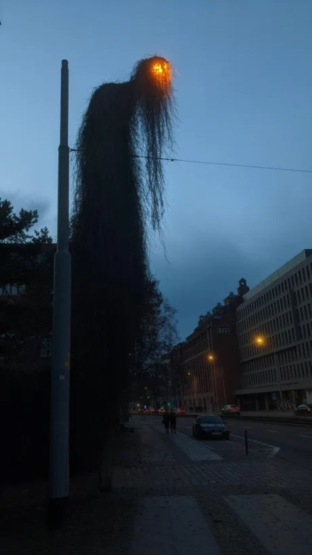 Street lamp in Wrocław, Poland