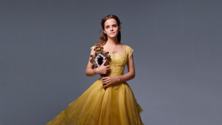 BATB promotional Belle holding mirror