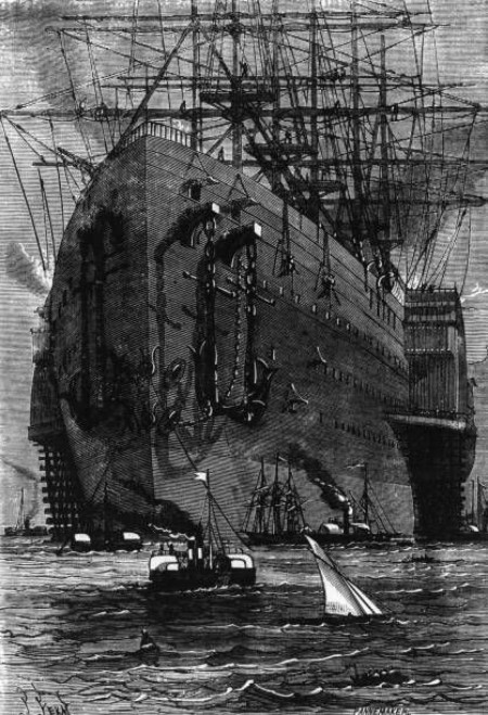 Great Eastern - one of the largest 19th century steamships