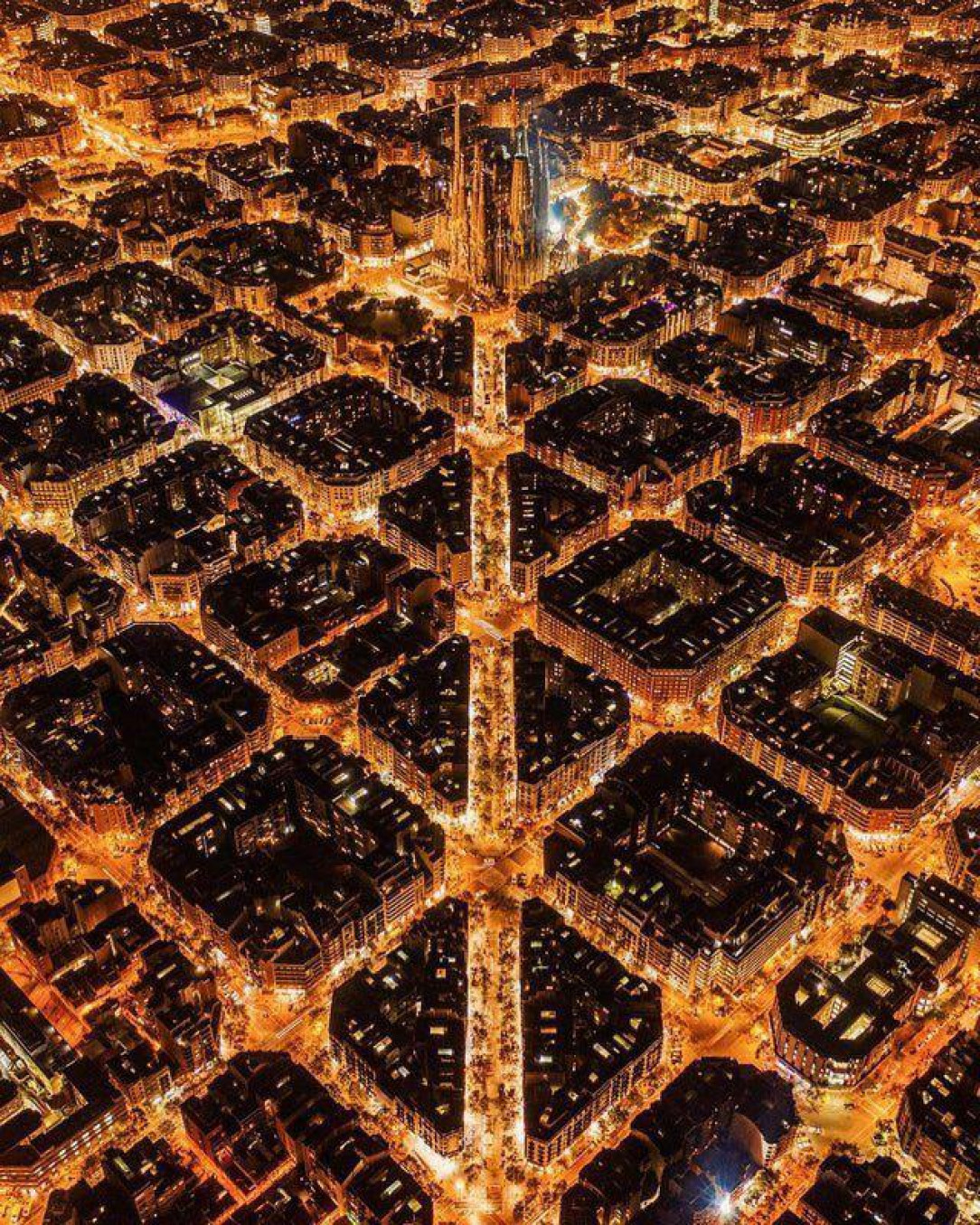 Barcelona at night