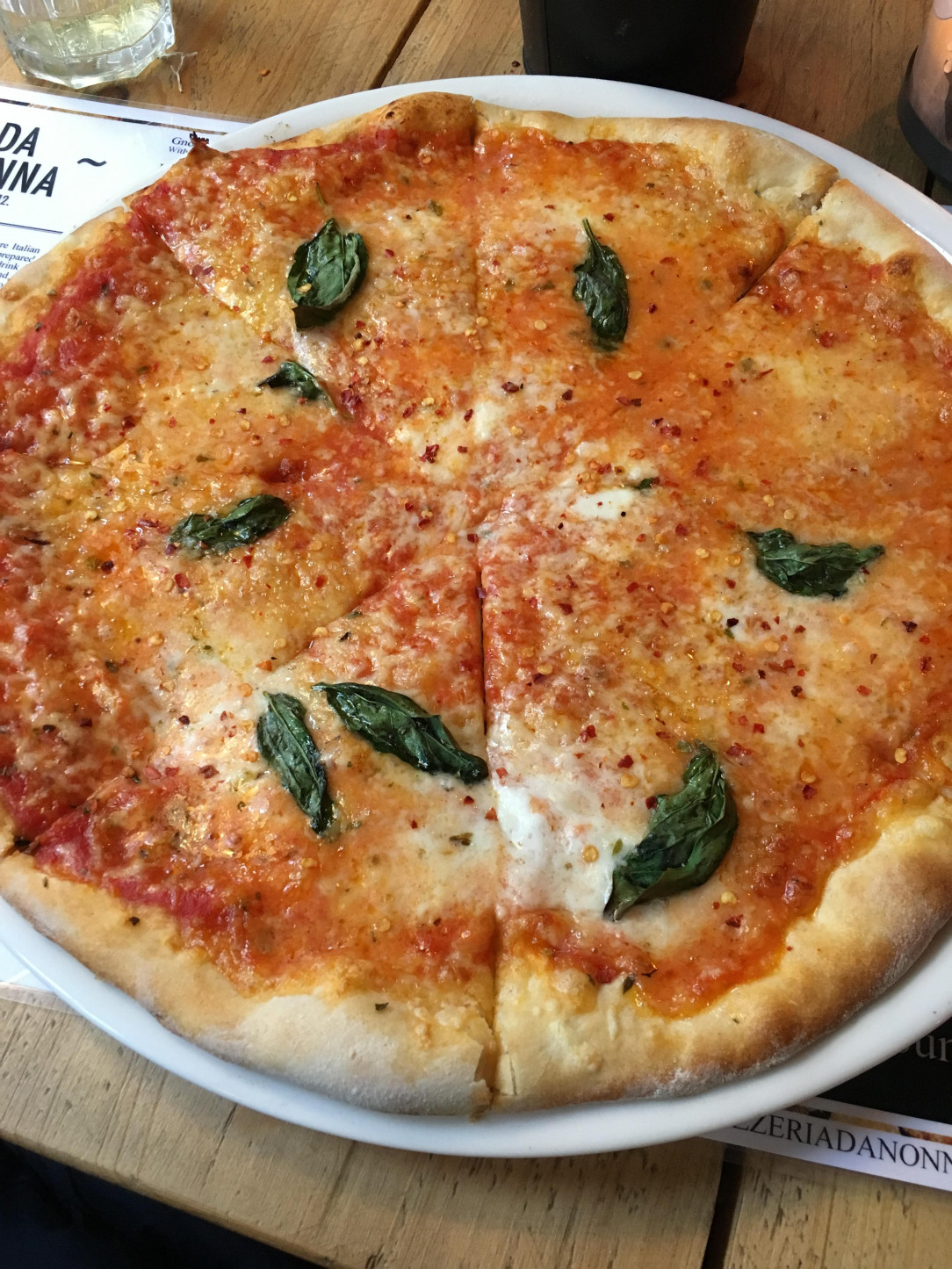 Inhaled this gorgeous Margherita Pizza