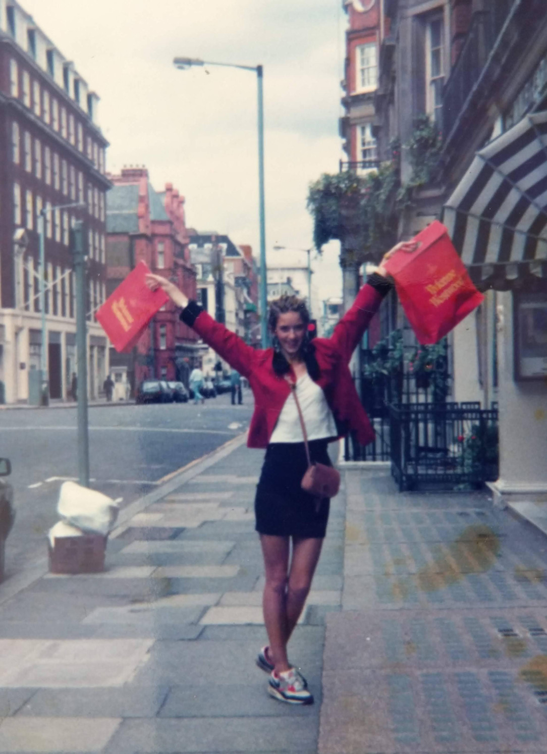 Me on the King&#039;s Road in London after a visit to Vivien Westwood&#039;s shop World&#039;s End (1987) bonus Nike Air Max 1 first release