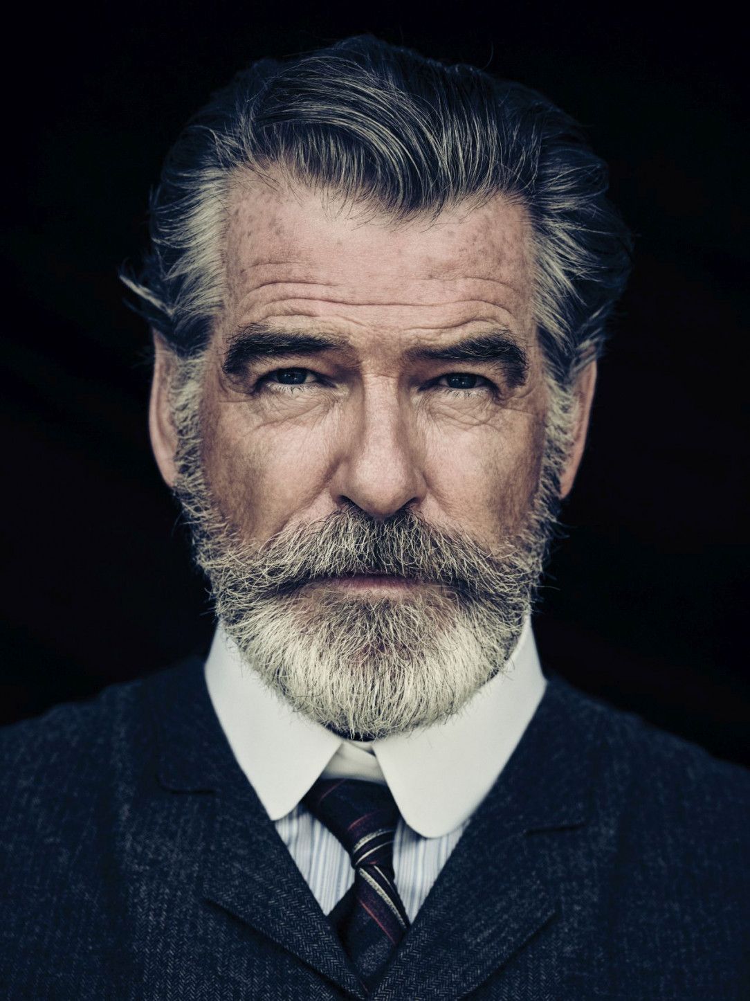 Pierce Brosnan looks more and more like a Bond villain nowadays