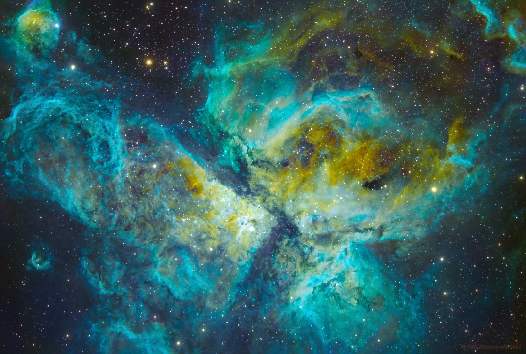 A Frozen Carina Nebula