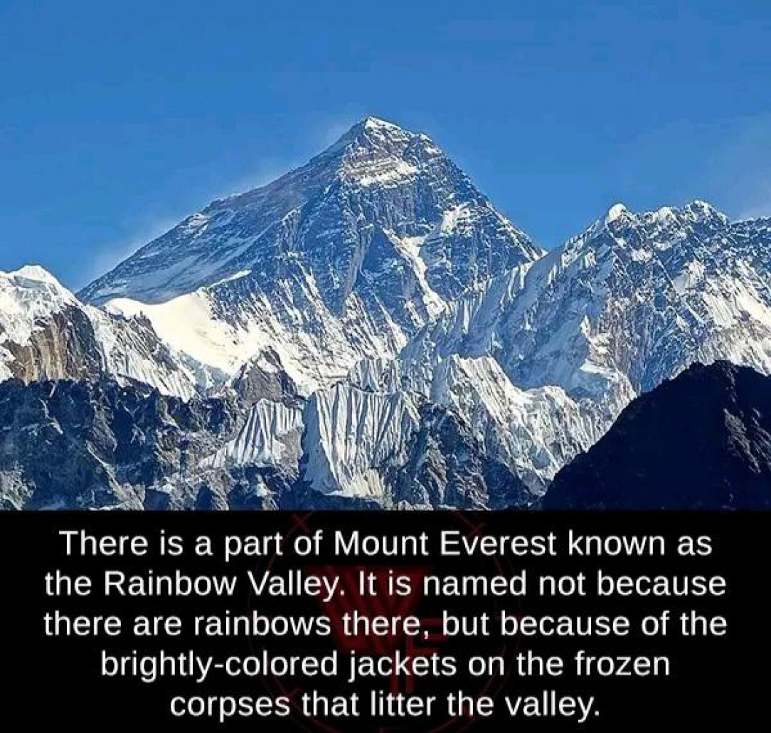 This Rainbow Valley of Mount Everest