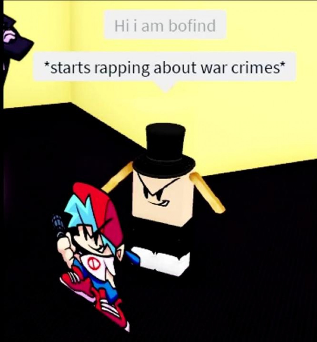 Bofind the war crime rap artist