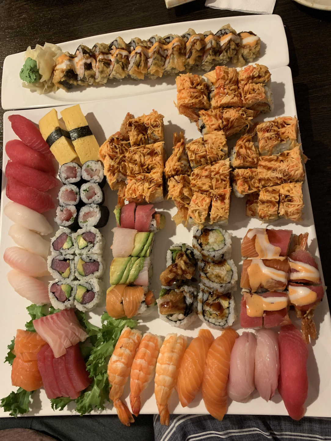 Sushi platter