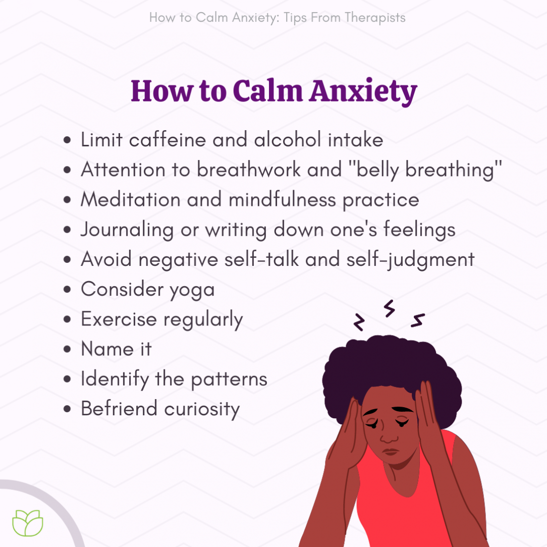 How to calm anxiety