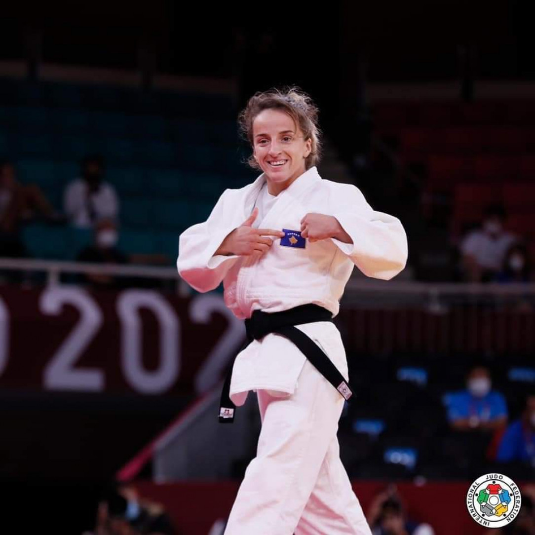 Judoka Distria Krasniqi becomes the second Olympic gold medalist of Kosova