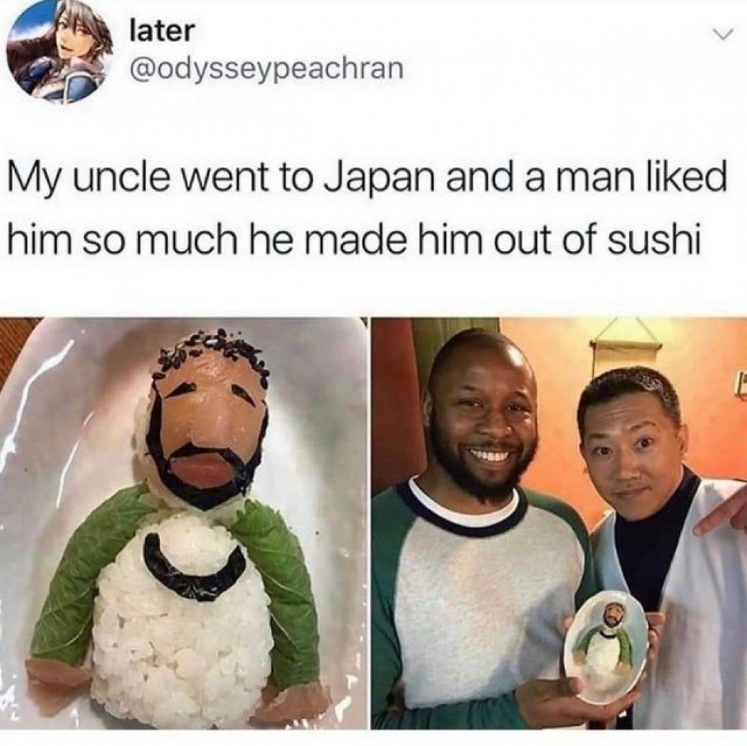 Sushi looks delicious