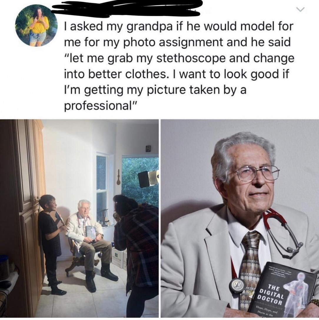 Very annoying grandpa