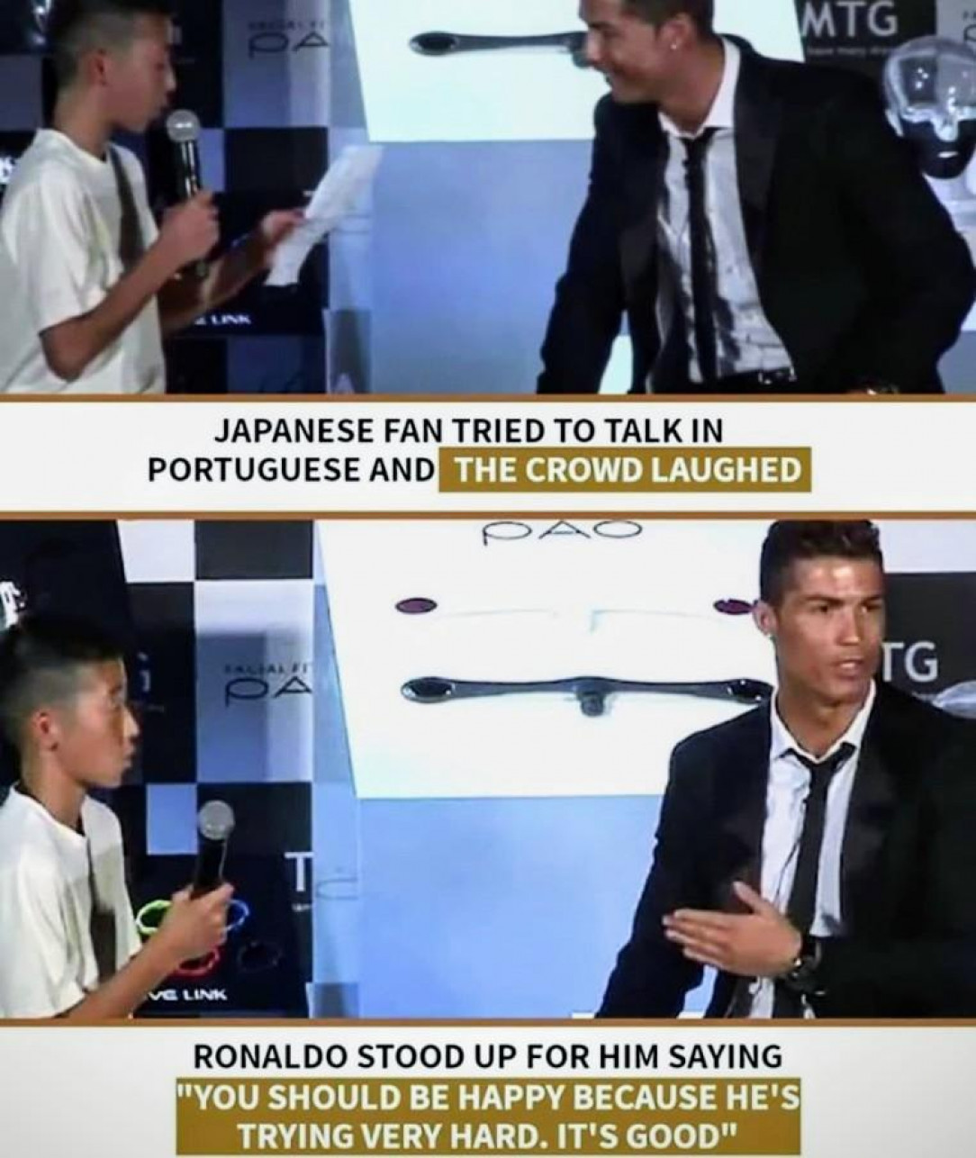 Ronaldo is a Classy Madlad