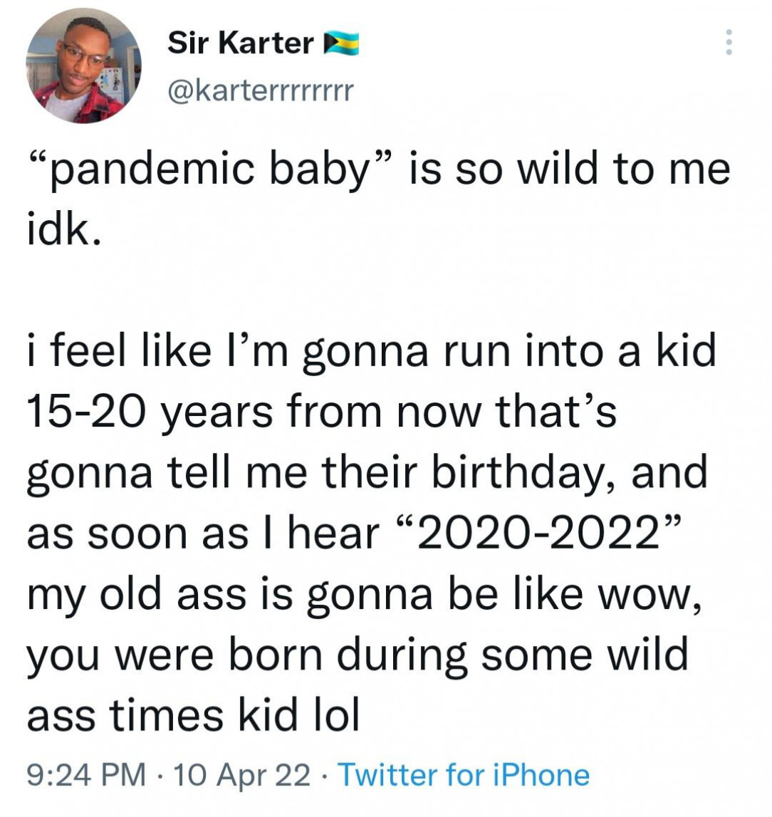 Pandemic babies