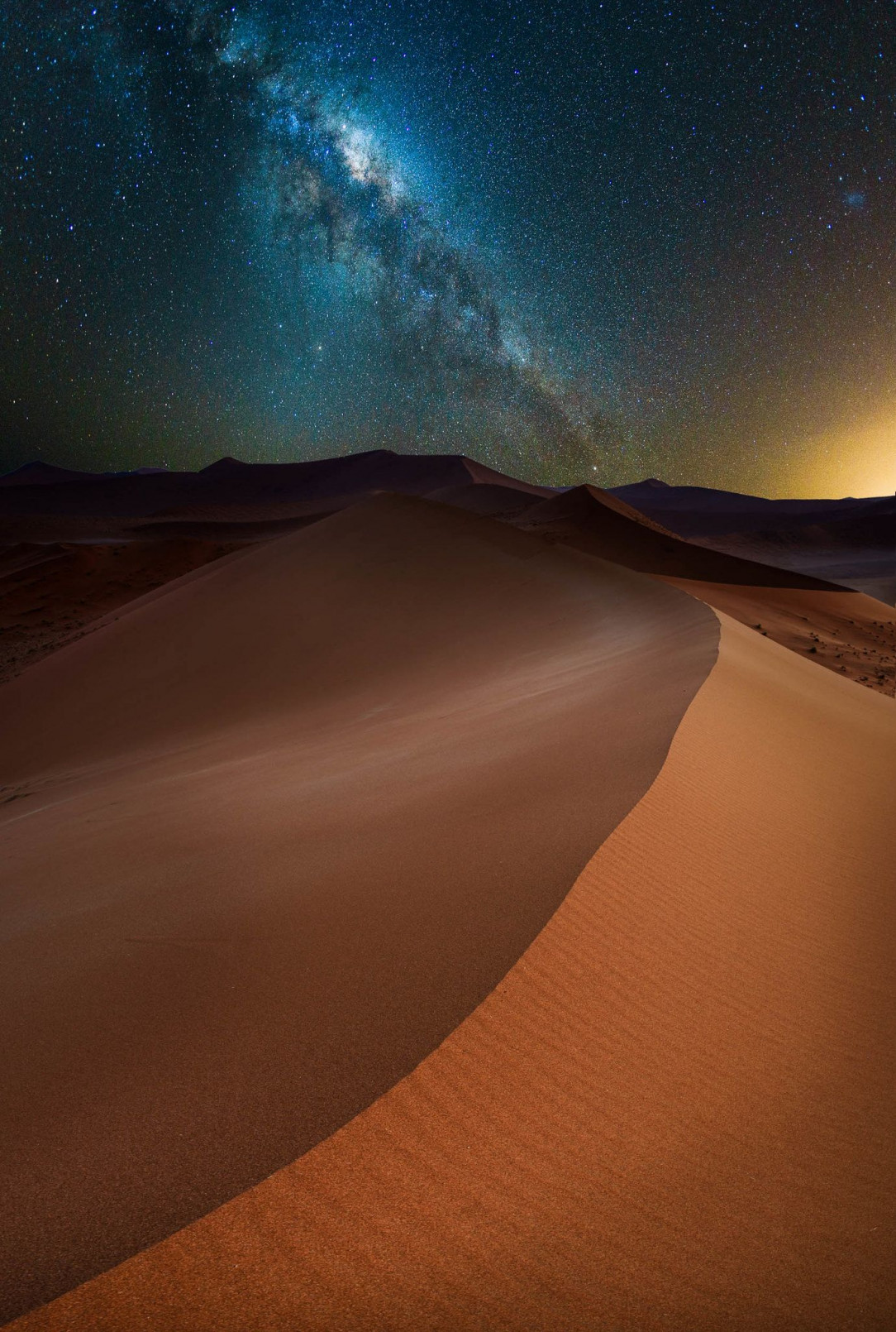 Milky Way Over The Sahara