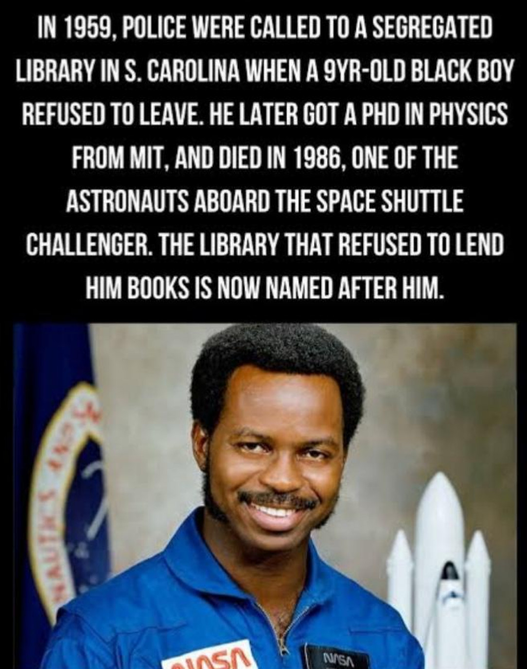 Never Forget Ronald Erwin McNair