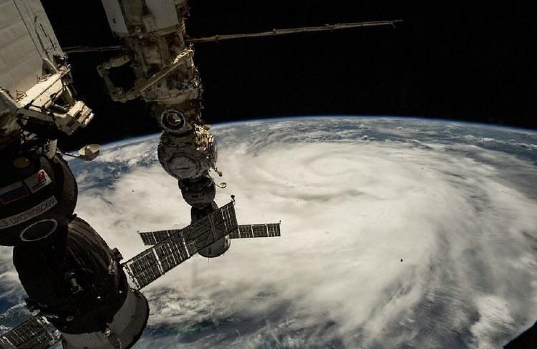 Hurricane Ian seen from space