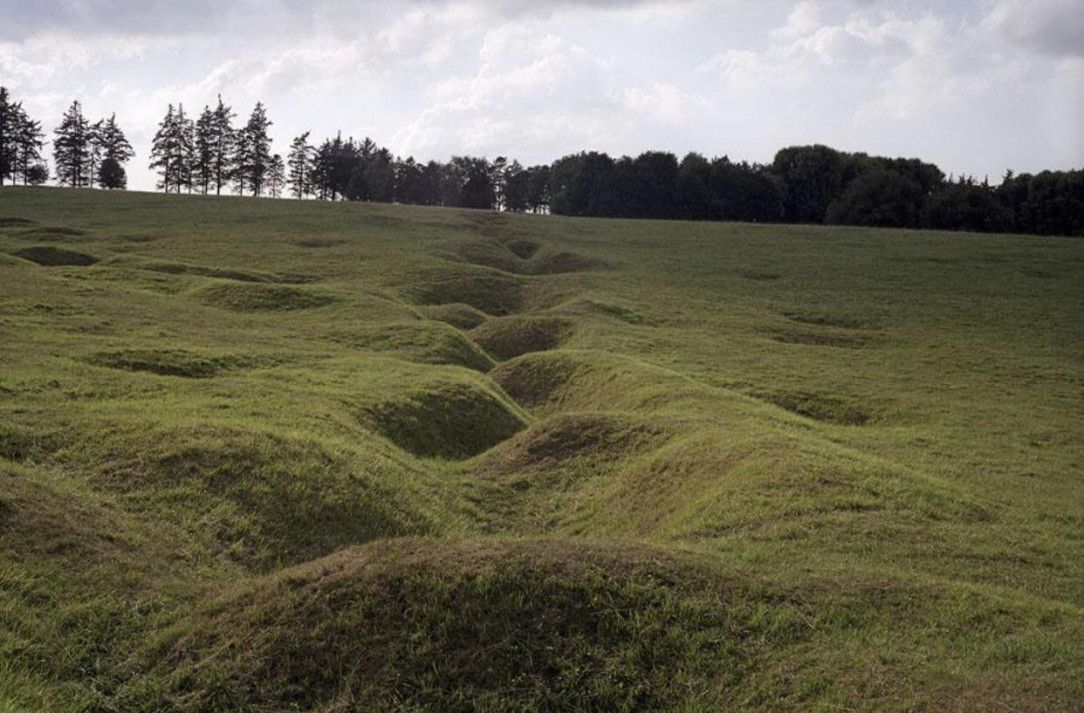 This is what the war trenches look like today