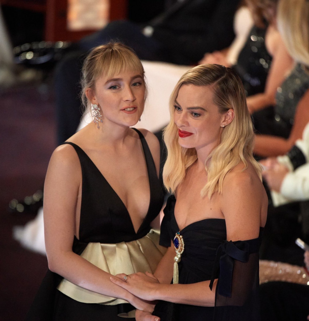 Saoirse Ronan and Margot Robbie