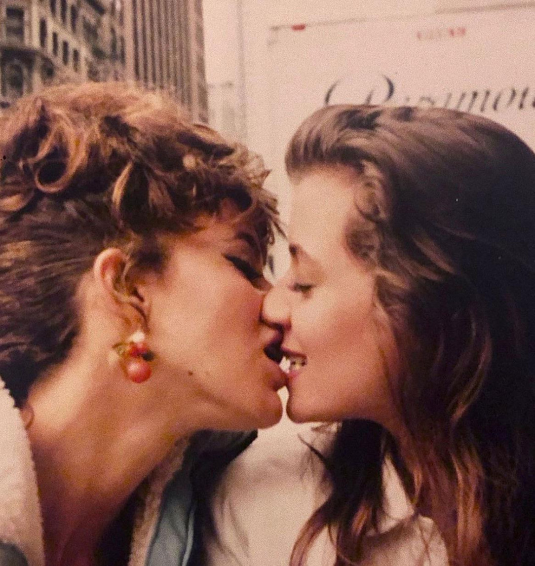 Jennifer Grey and Mia Sara on the set of &quot;Ferris Bueller&#039;s Day Off&quot; (1986)