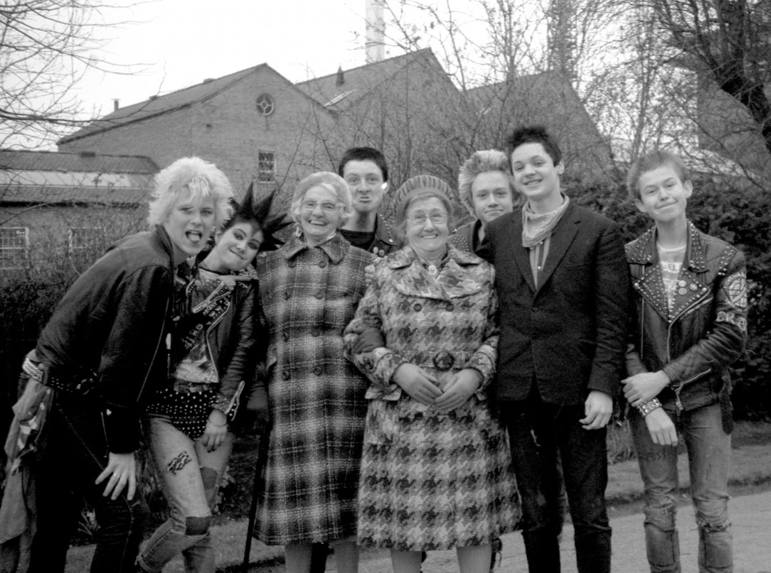 Punks and Grandmas in Castle Gardens, Leicester, England 1978 by Wayne Large