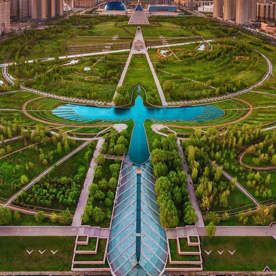 A park in Kazakhstan