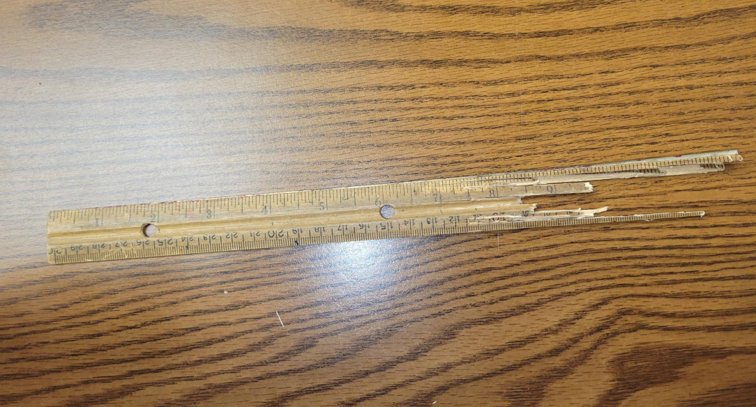 I&#039;ve had this ruler for 20+ years. Tried to use it to unjam the shreader today