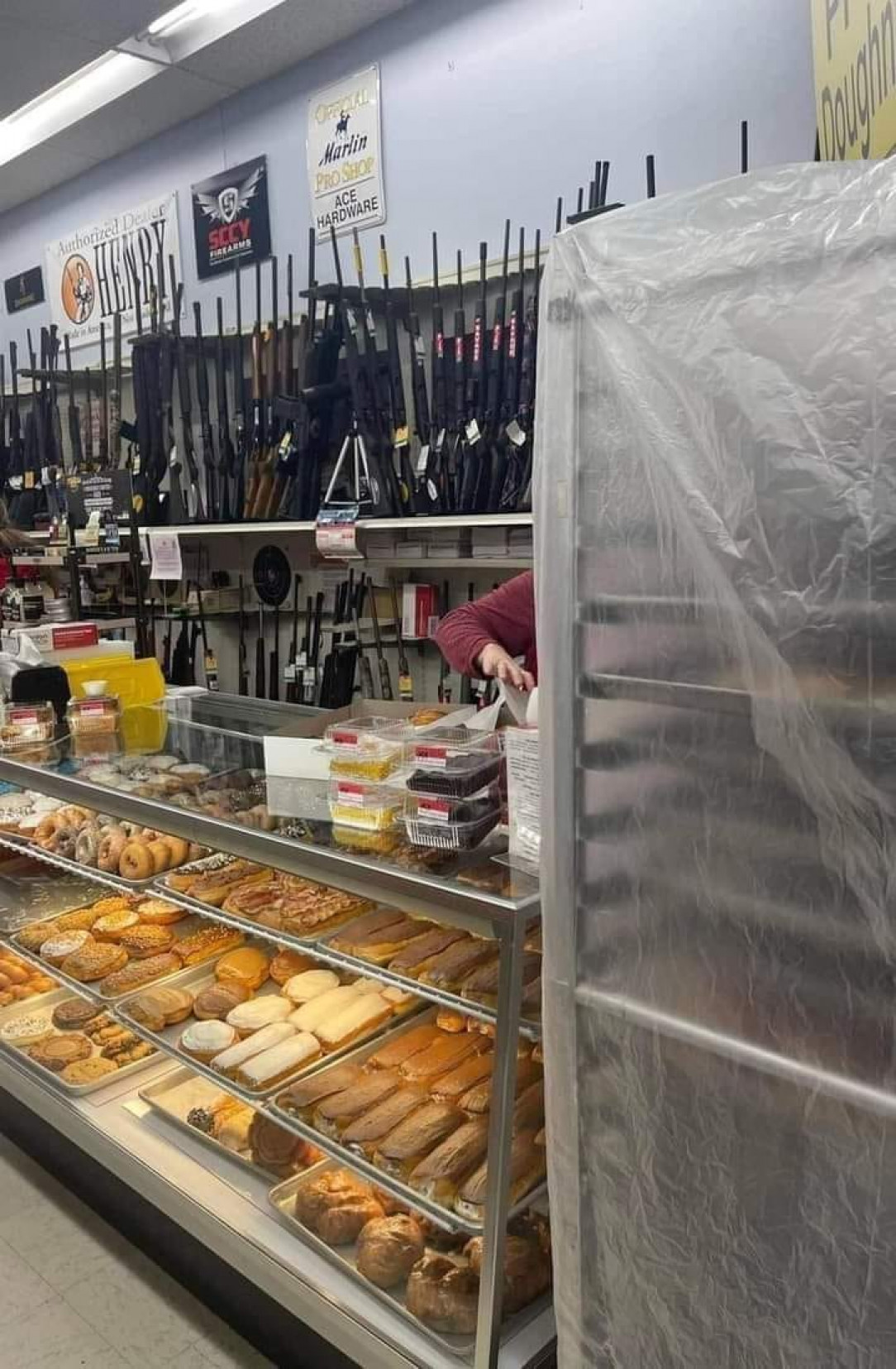 I&#039;ll have a chocolate eclair and Glock 9, please