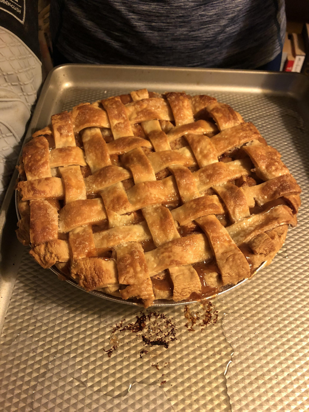 Homemade apple pie