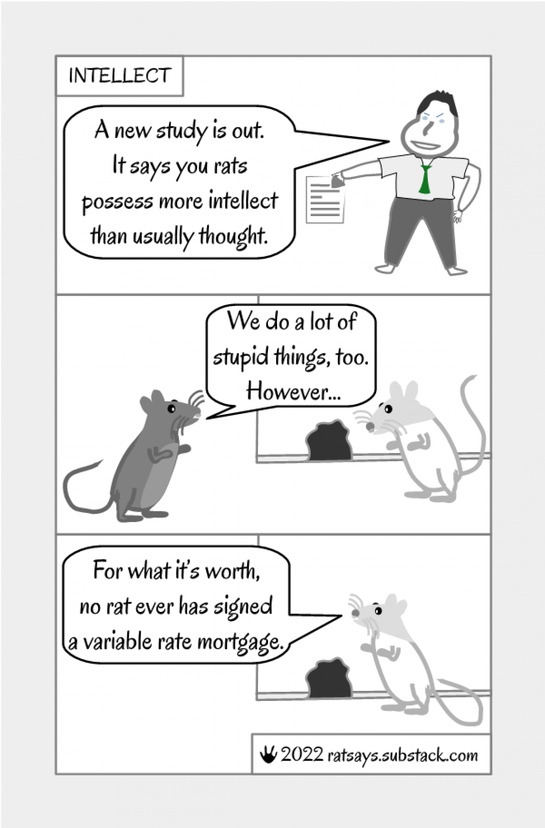 Intellect: in which Rat reminds us of an important fact