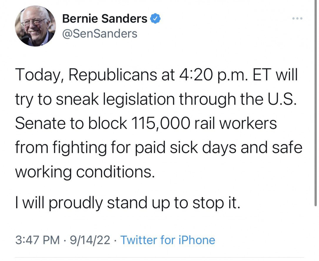 Bernie thank you!