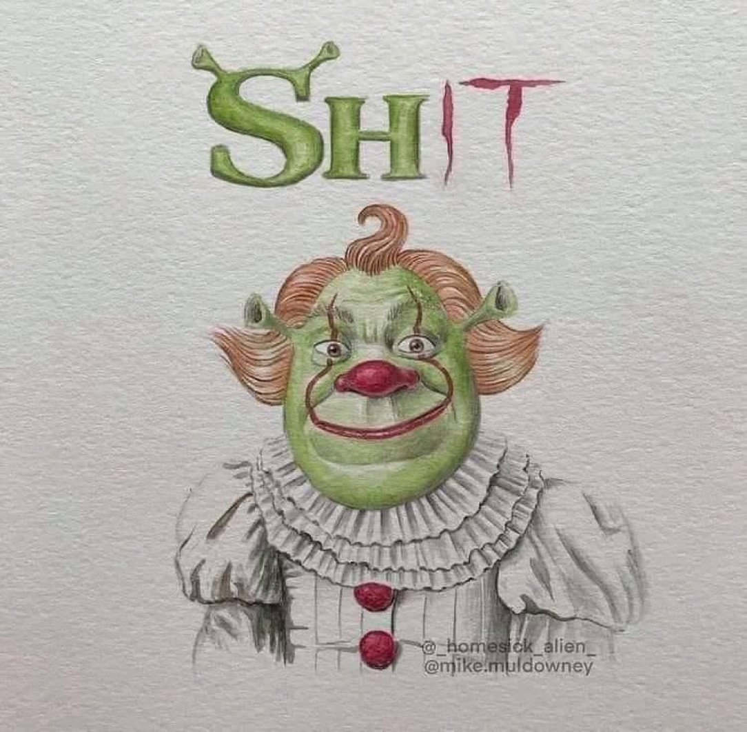 Shrekkywise the dancing ogre also known as SHIT