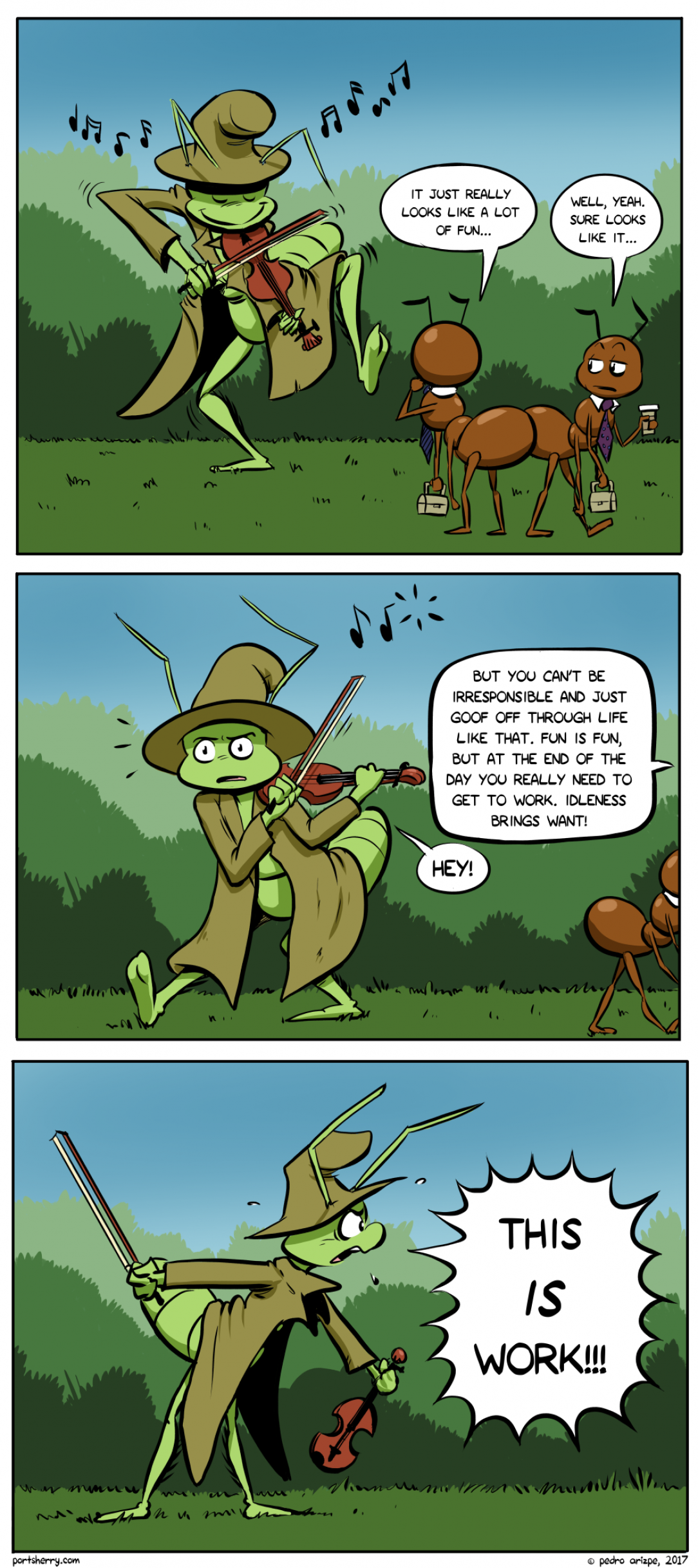 Those useless grasshoppers
