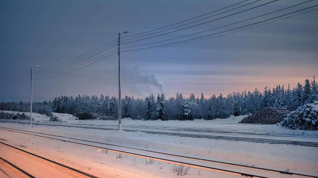 Winter silent. Finland