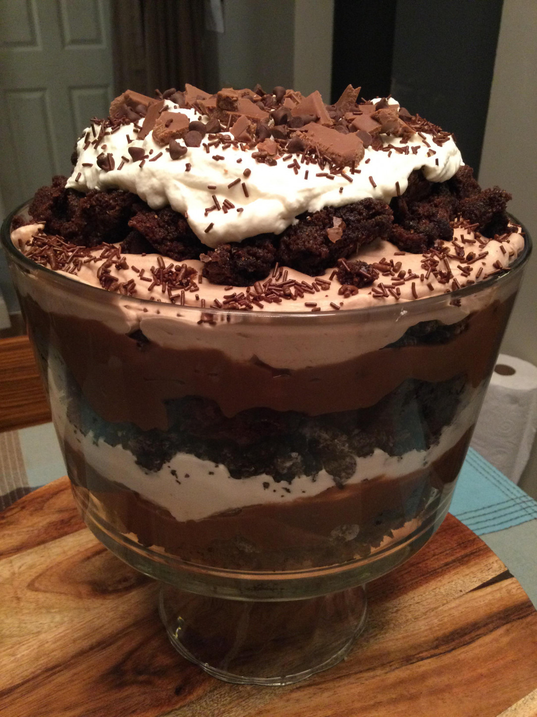 Homemade Brownie Trifle