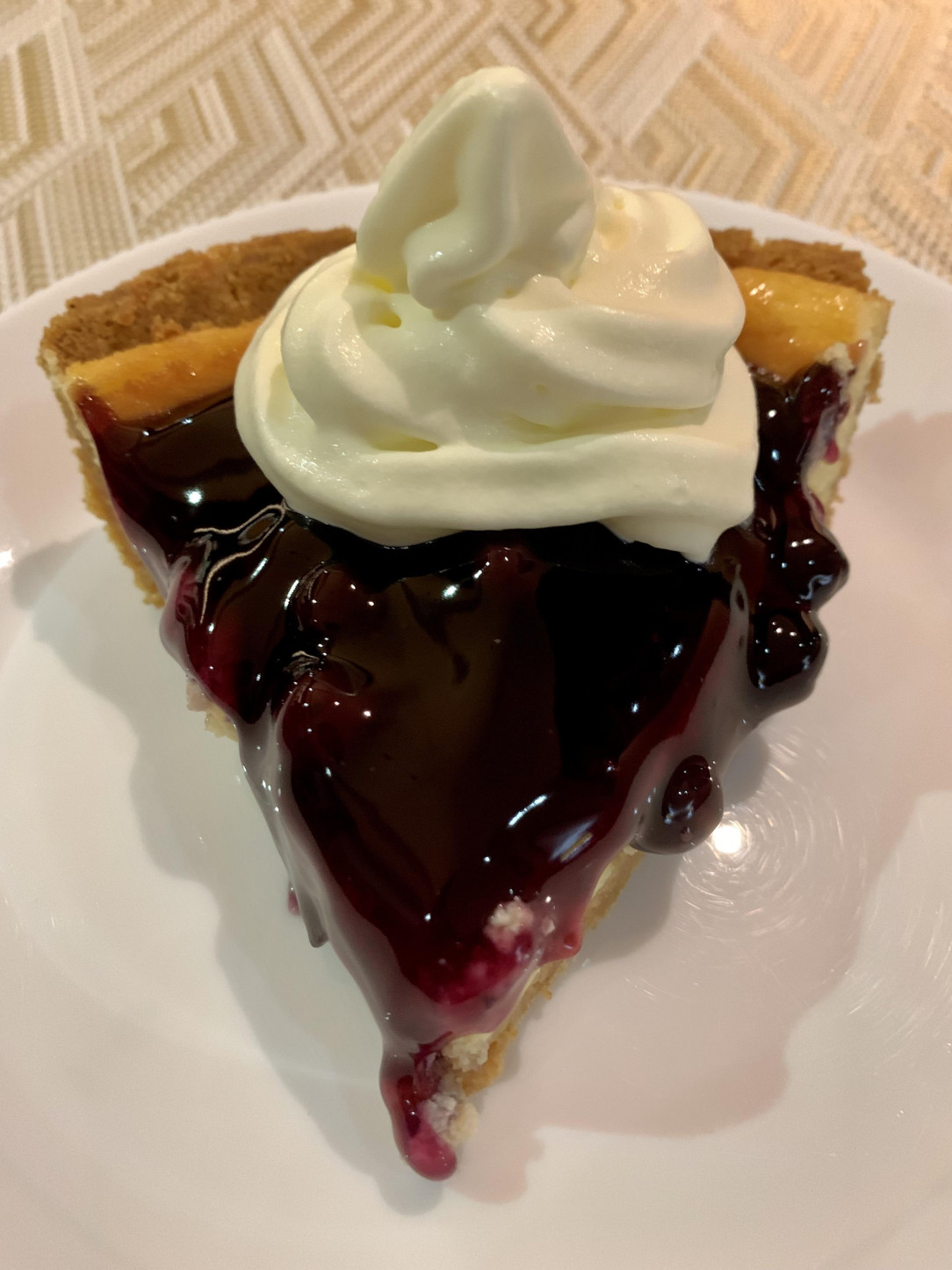 Blueberry Cheese Pie