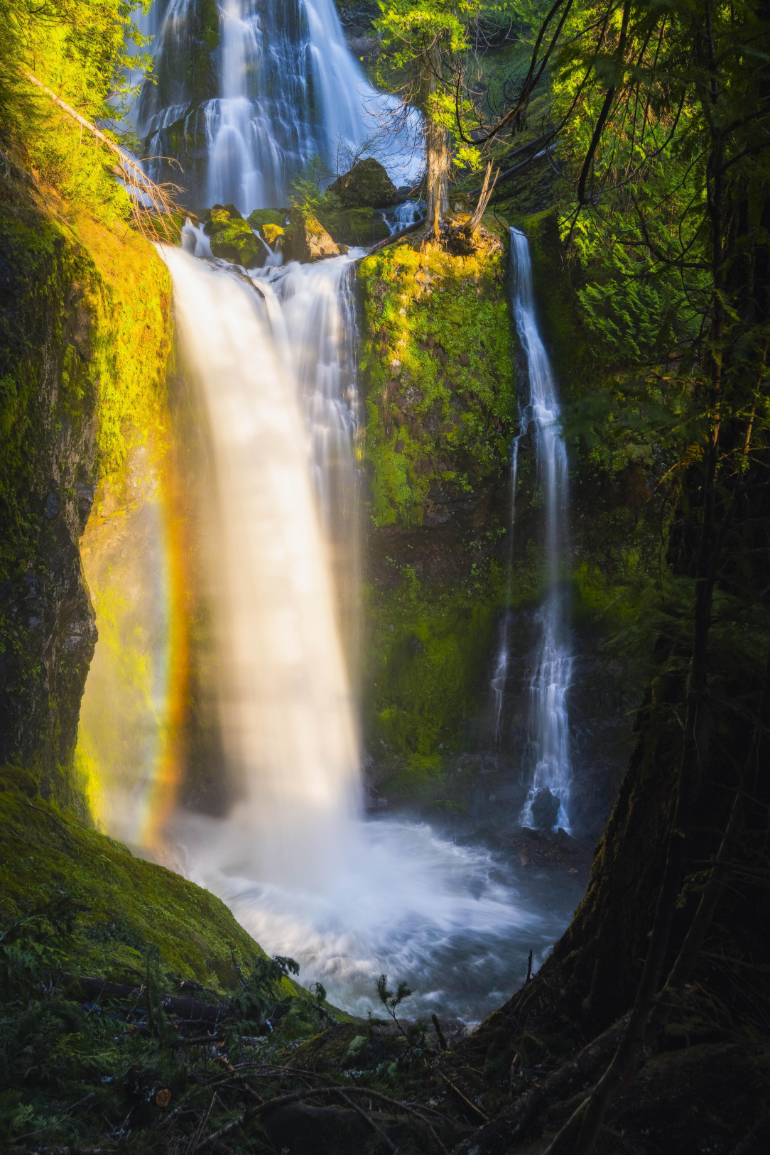 Ethereal waterfalls