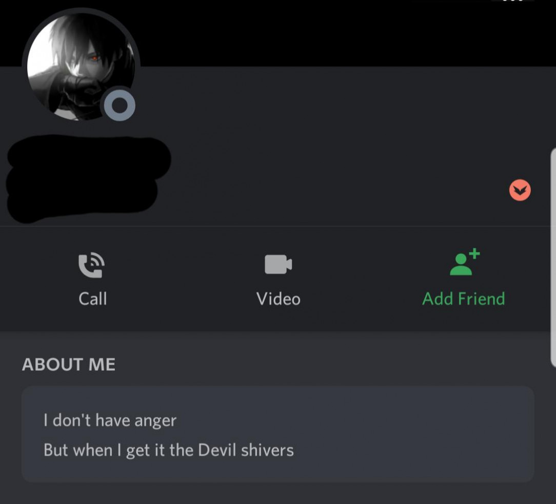 He is in a Roblox Discord Server -_-