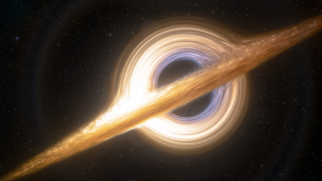 Black hole with an accretion disk