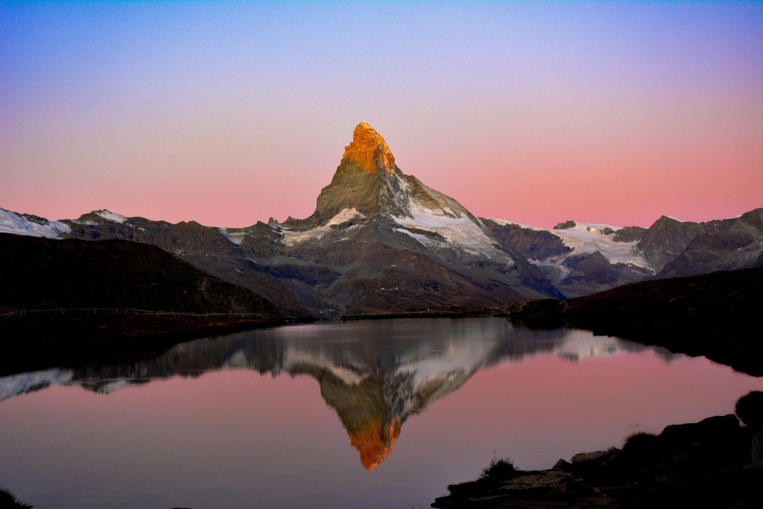 Sunrise on Matterhorn, Switzerland