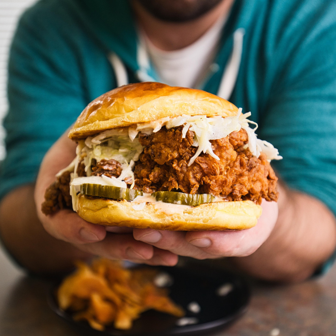 Fried chicken sandwich