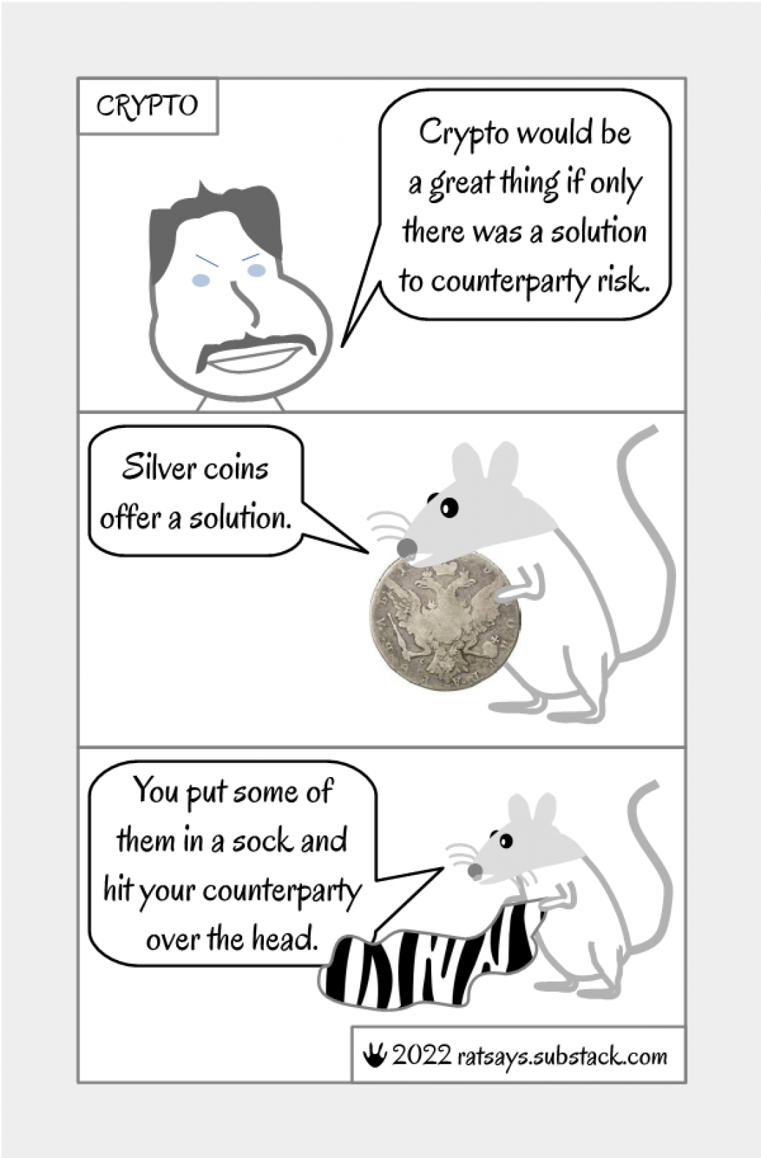 Crypto: in which Rat explains why silver coins are better