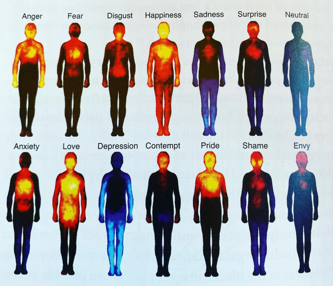Emotional heat map