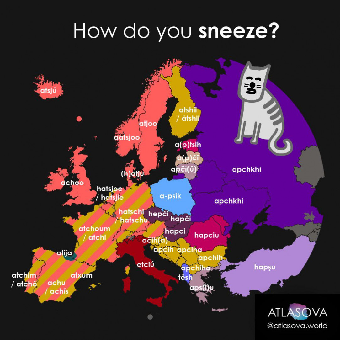 Sneezing Sounds in Europe