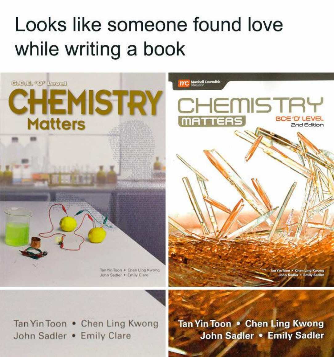 Looks like found some real chemistry