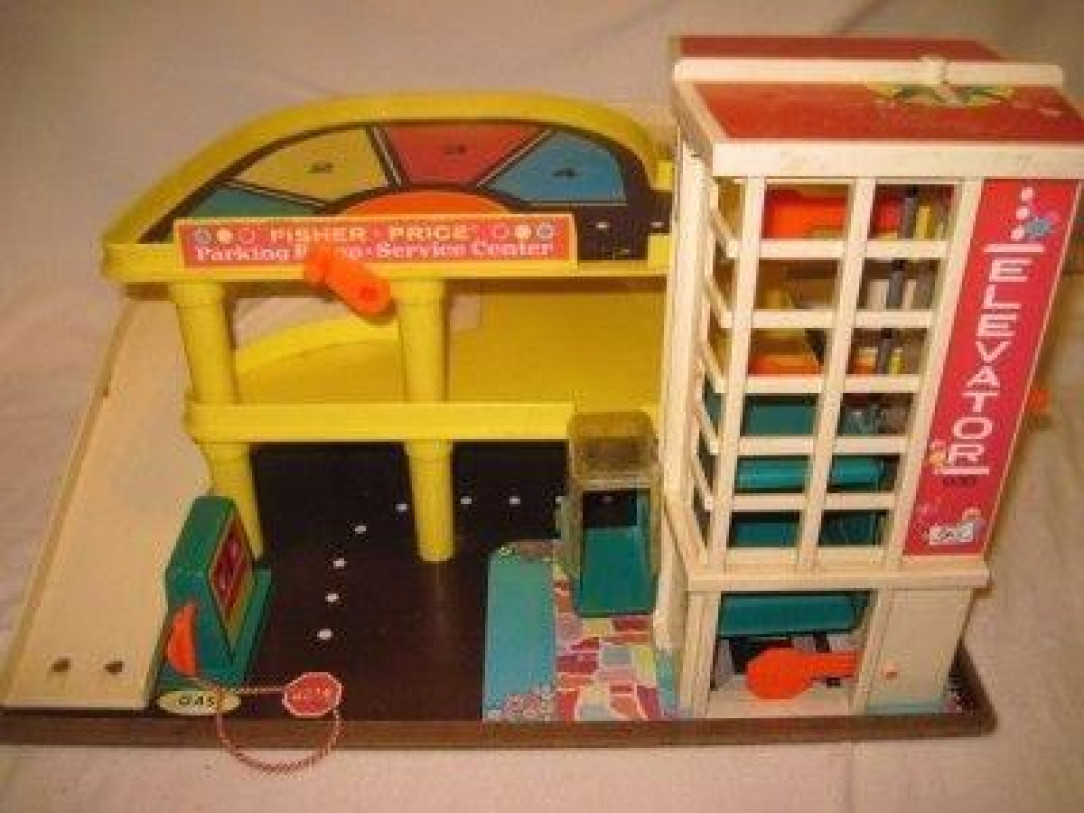 Fisher Price Parking Garage Toy (1970&#039;s)