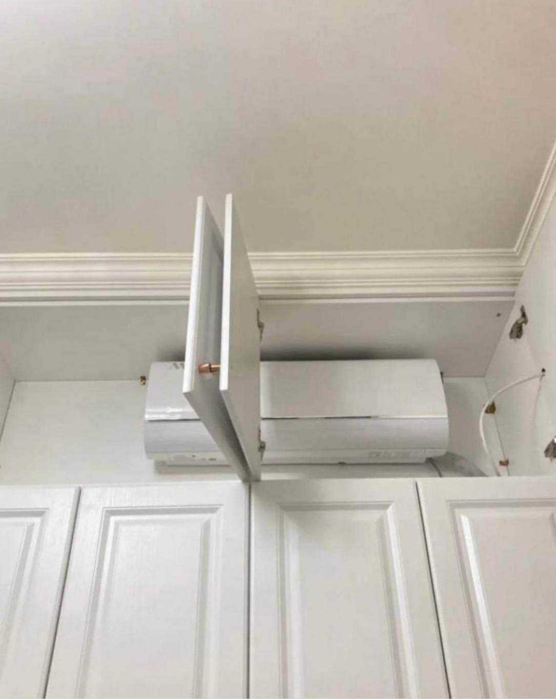 When you need to turn on your AC, you&#039;ll have to open your cabinets