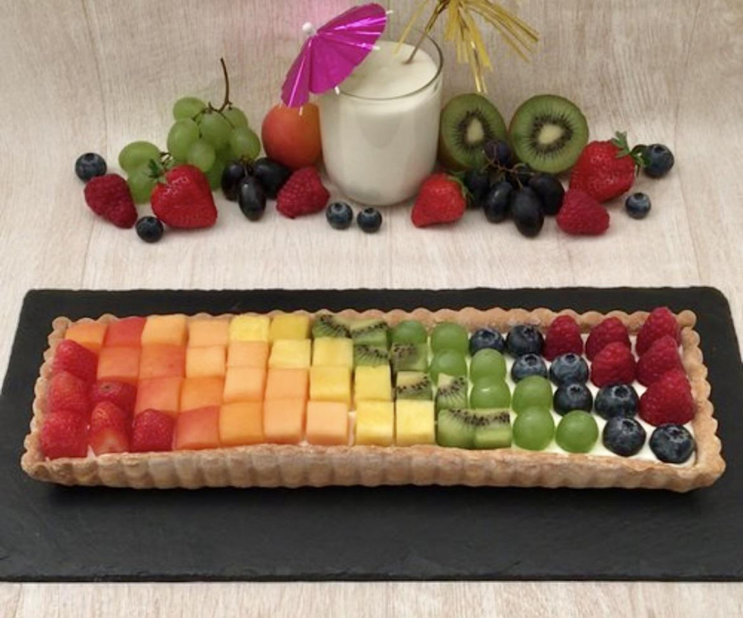 Rainbow Summer Tart