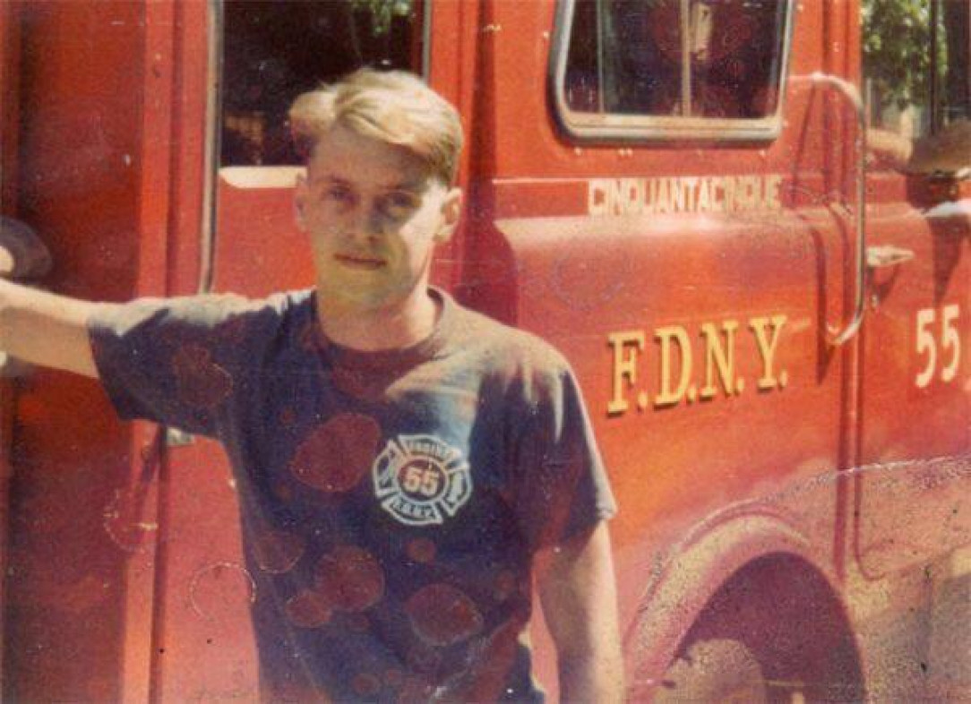 Steve Buscemi when he was a FDNY firefighter circa 1982