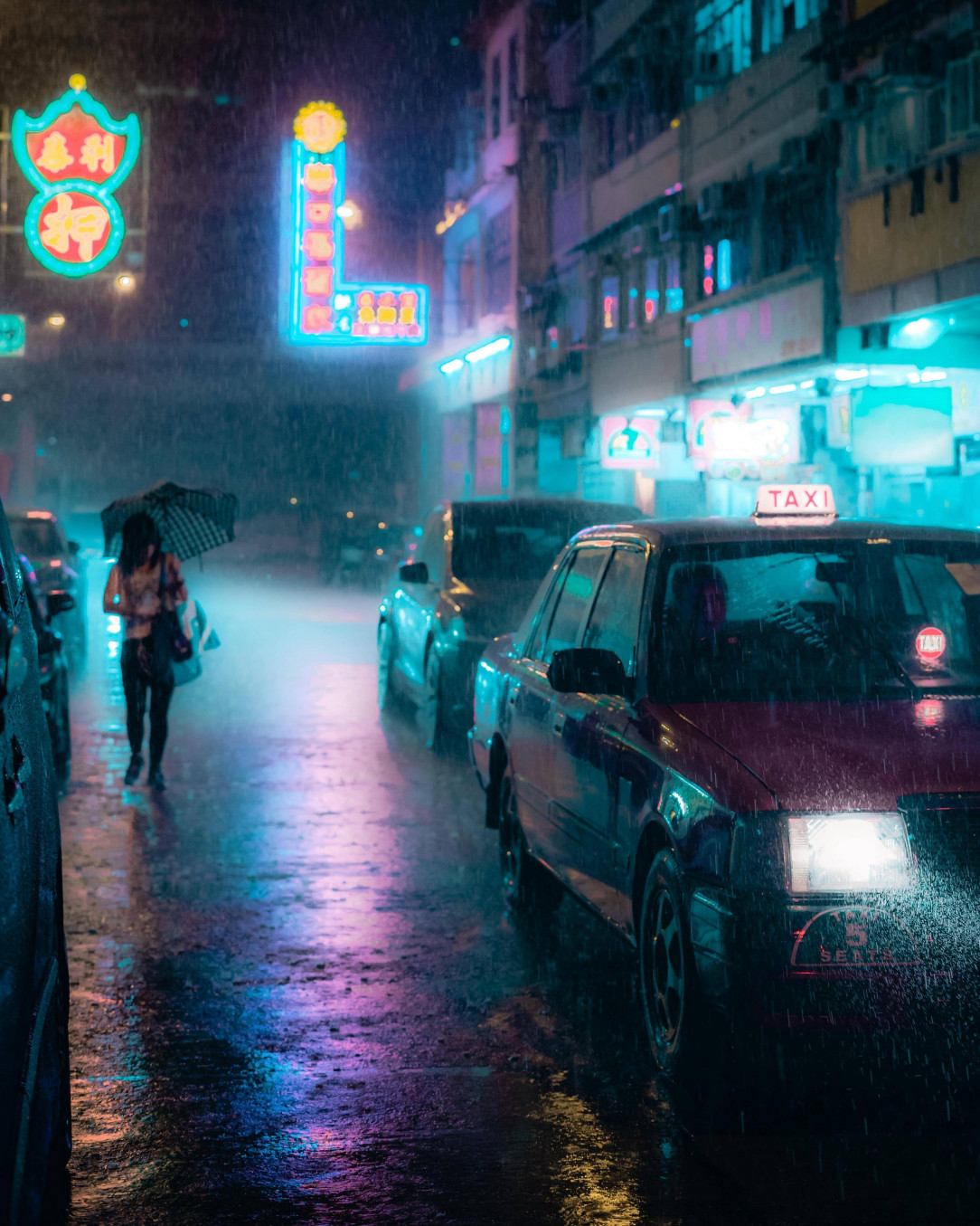 When it rains in Hong Kong, it&#039;s almost like a cheat code for photography