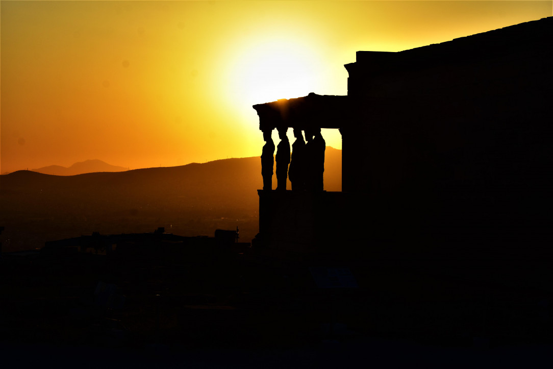 Sunset over Acropolis, Athens